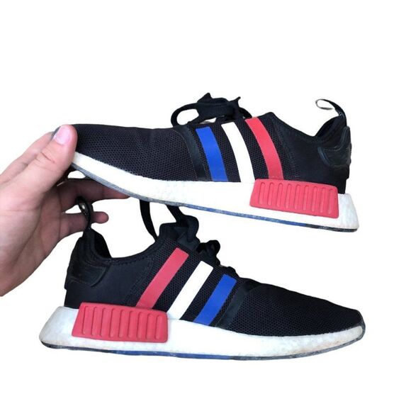2019 Adidas NMD R1 Black Tri-Color Size 8 Black - Picture 11 of 16